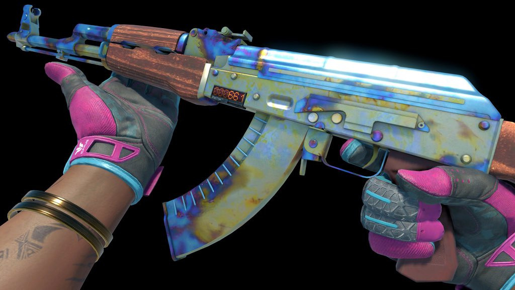 CS2 skin AK-47 | Case Hardened pattern #661 sells for record-breaking ...