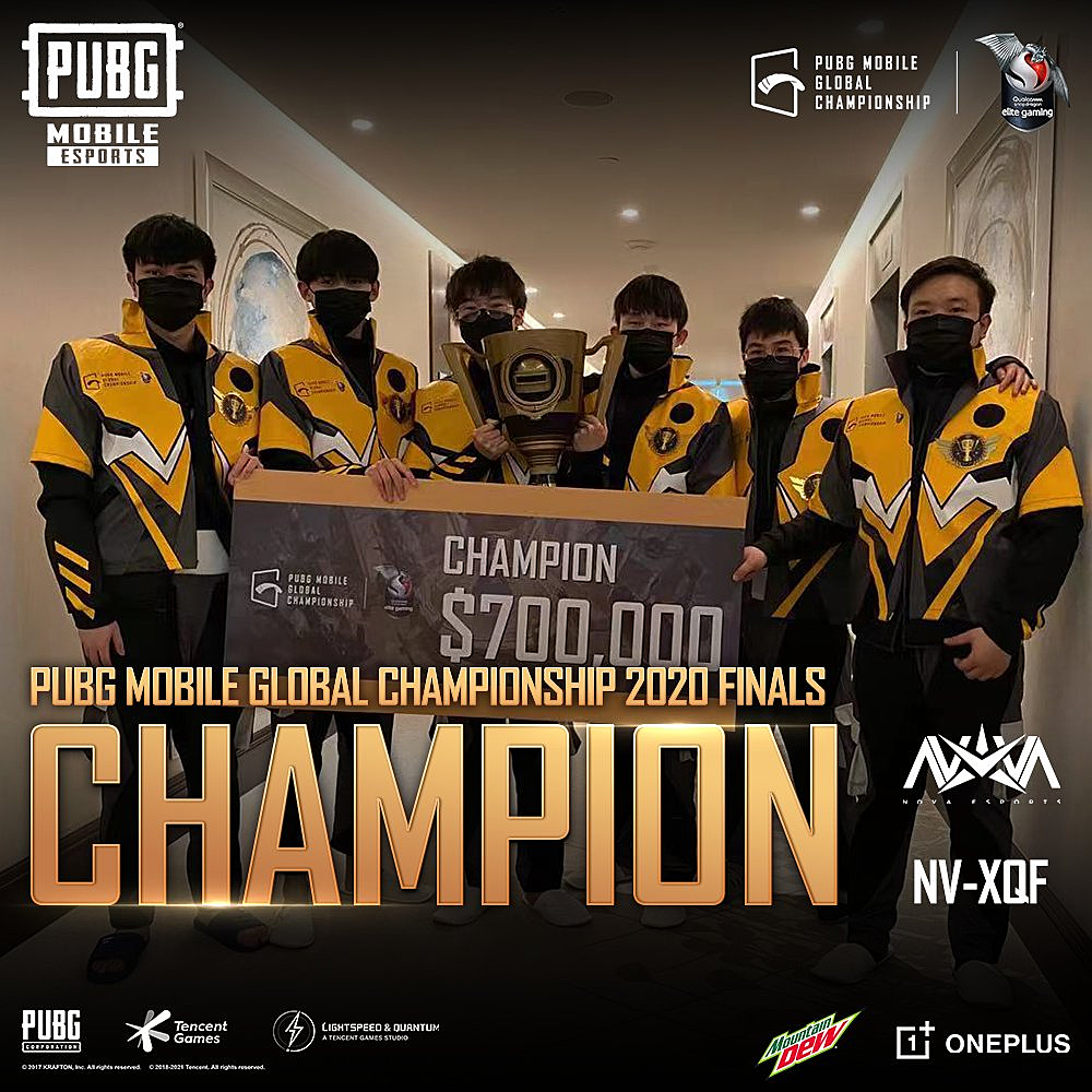 Nova Esports won PUBG Mobile Global Championship 2020 — Escorenews