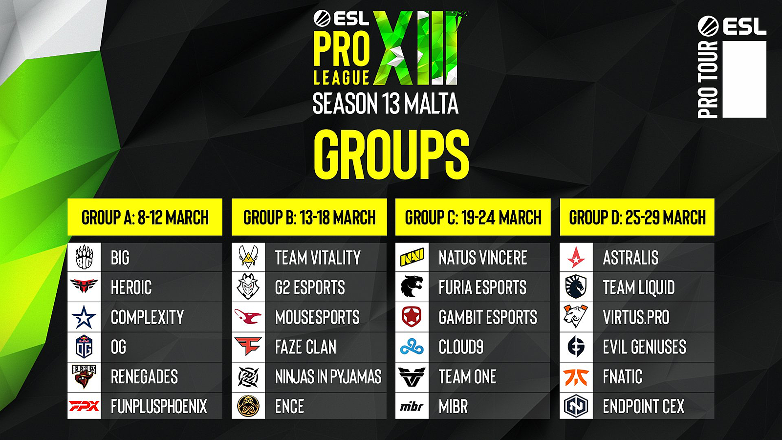 ESL Pro. ESL про лига. ESL Pro League s15.