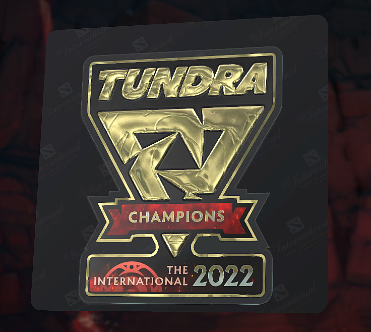 Betscsgo vip. Наклейка Champion. Tundra Esports Dota 2 победа. Чемпионские Стикеры Виталити. АЕГИС инт 2022.