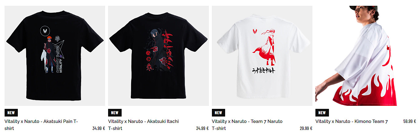 Vitality x Naruto - Jogging Akatsuki logo - Team Vitality