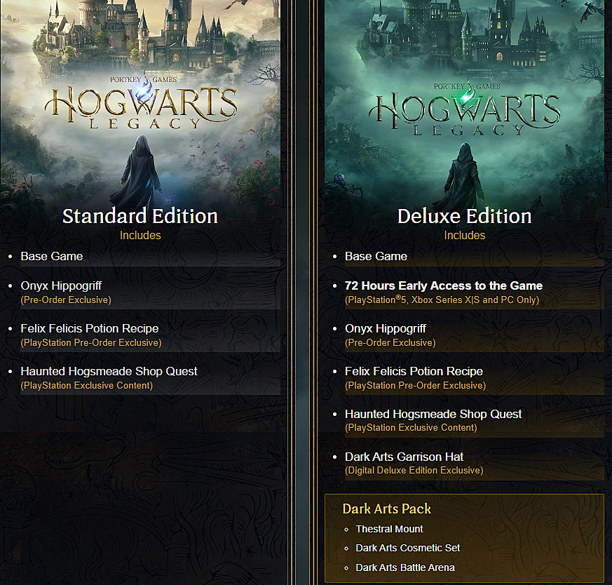 Hogwarts Legacy Deluxe Edition vs Standard: What's the Difference?