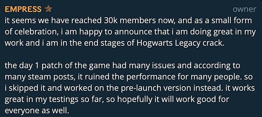 Hogwarts Legacy, the new Harry Potter game, comes with Denuvo on Steam