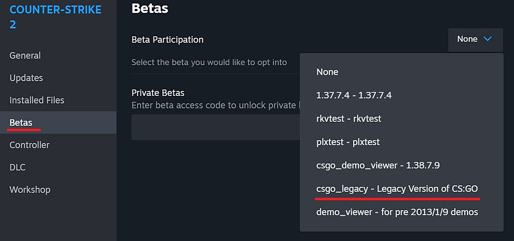 How to download CS:GO on Steam after the release of CS2