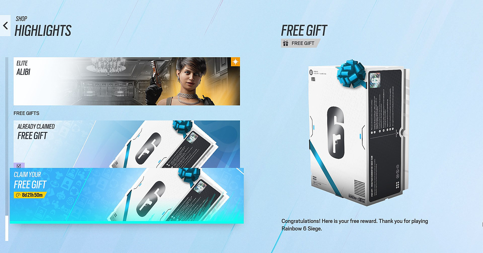 How to claim free holiday operator pack in Rainbow Six: Siege — Escorenews