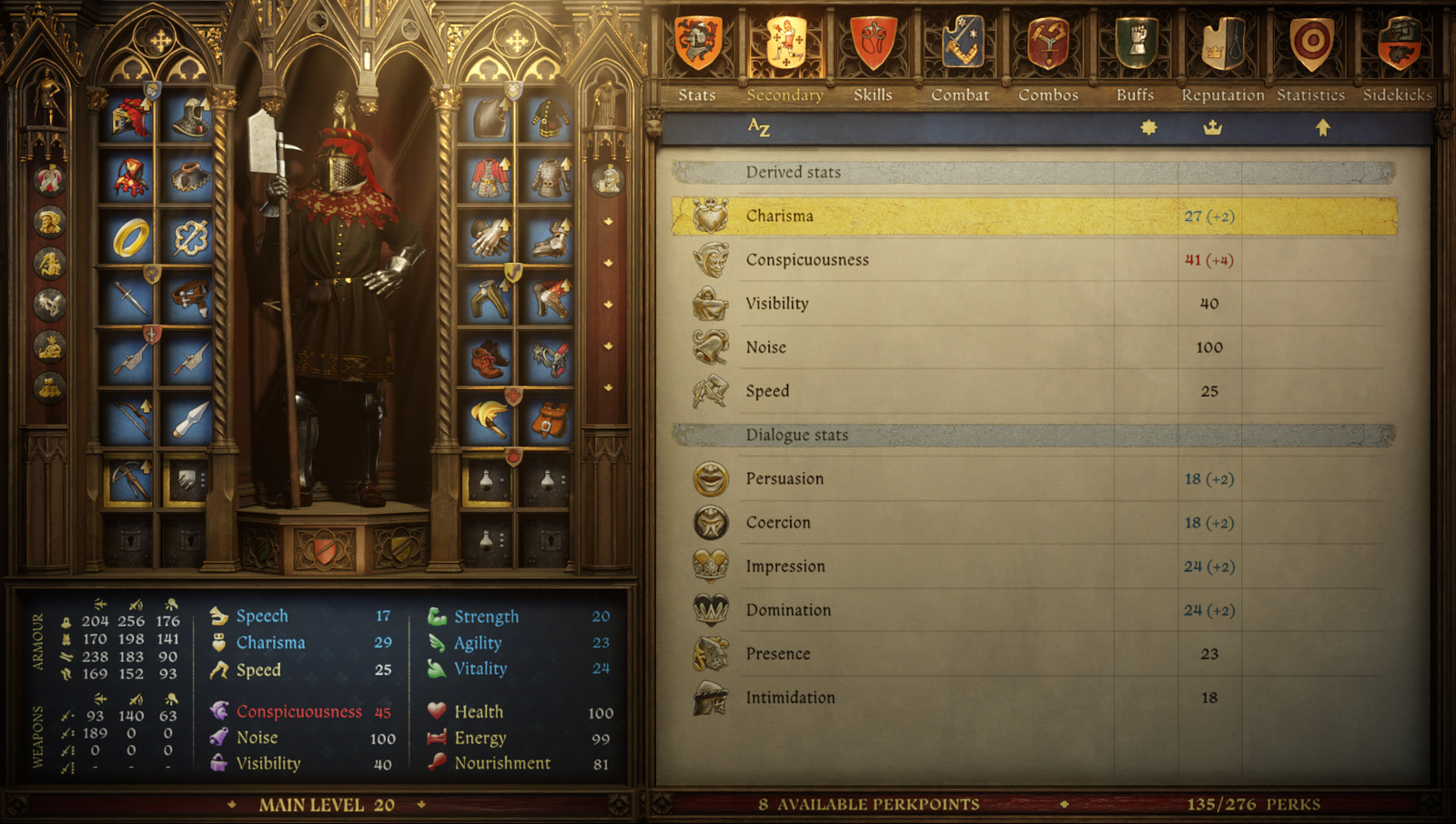 How Speech, Charisma, and Persuasion stats work in KCD2. Guide to ...