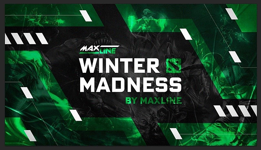 Лини макс. Winter Madness. MAXLINE. Madness Dota. Madness логотип.